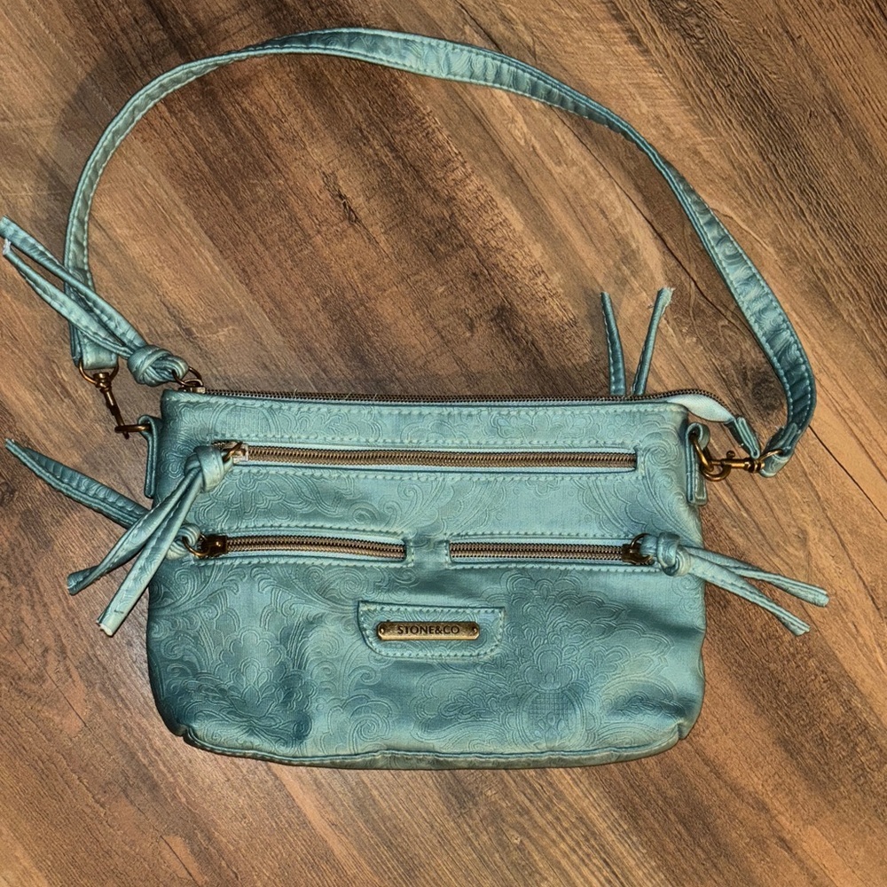 Stone & Co. Teal Crossbody Bag